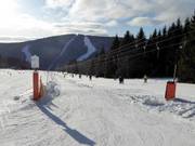 Eine der Wellenbahnen im Skigebiet Hochficht