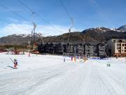 Übungsgelände vor der Skistar Lodge