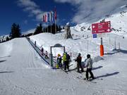 Förderband Caischavedra mit leichter Piste