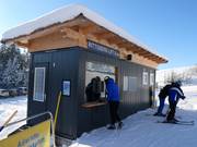 Sauberer und ordentlicher Kassenbereich