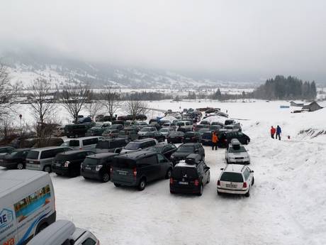 Ammergauer Alpen: Anfahrt in Skigebiete und Parken an Skigebieten – Anfahrt, Parken Steckenberg – Unterammergau