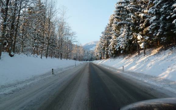 Brandnertal: Anfahrt in Skigebiete und Parken an Skigebieten – Anfahrt, Parken Brandnertal – Brand/Bürserberg