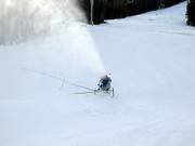 Schneekanone im Skigebiet Nakiska