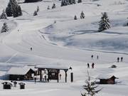 Der kostenfreie Übungsbereich in Les Saisies