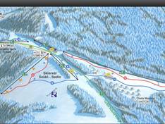Pistenplan Čarták – Soláň-Sedlo