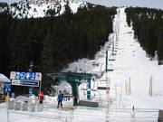 Ptarmigan - 4er Sesselbahn fix geklemmt