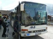 Skibus vom Ort Matrei zur Gondelbahn