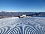 Perfekte Pistenpräparierung im Skigebiet La Molina/Masella