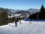 Leichte Familienabfahrt an der 10er-Gondelbahn Söllereck