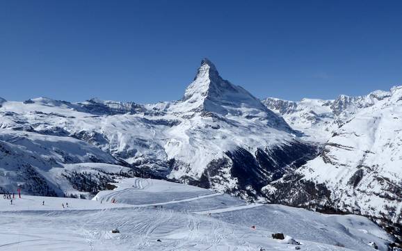 Gletscherskigebiet in der Genferseeregion