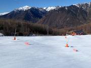 Übungspiste mit Förderband in Cerler 1500