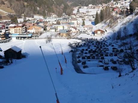 Paznaun-Ischgl: Anfahrt in Skigebiete und Parken an Skigebieten – Anfahrt, Parken See