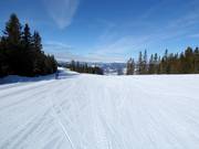 Leichte Piste im Skigebiet Hafjell