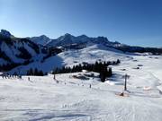 Blick vom Schwarzeck auf Schönbühel