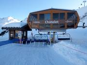 Châtelet - 6er Hochgeschwindigkeits-Sesselbahn (kuppelbar)