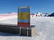 Ausschilderung am Ahorn