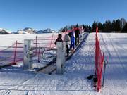 Förderband Bergstation Ciampedie