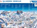 Pistenplan Gröden (Val Gardena)