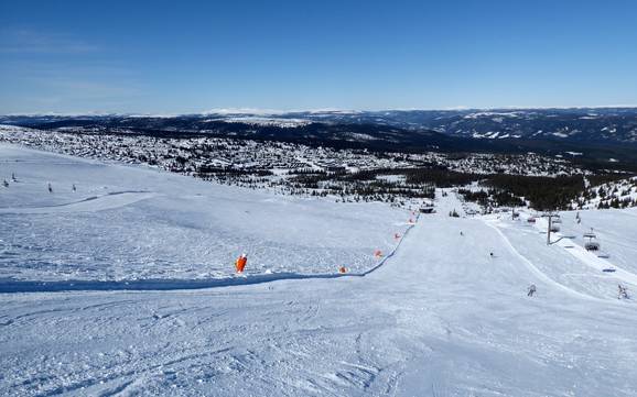 Skifahren im Skandinavischen Gebirge