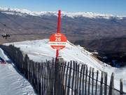 Pistenmarkierung in Masella