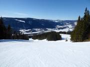 Skigebiet Hafjell mit Blick ins Gudbrandstal