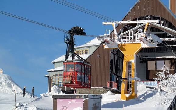 Mittelerzgebirge: beste Skilifte – Lifte/Seilbahnen Fichtelberg – Oberwiesenthal