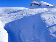Tiefschneehänge warten auf die Könner