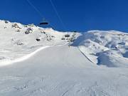 Schwere Piste Nr. 20a an der Kapaunsbahn