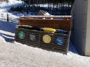 Mülltrennung im Skigebiet