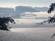 Blick von der Bergstation über die Schwäbische Alb