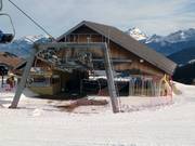 Aiguille des Champeys - 4er Sesselbahn fix geklemmt