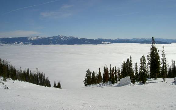 Größter Höhenunterschied in Wyoming – Skigebiet Jackson Hole