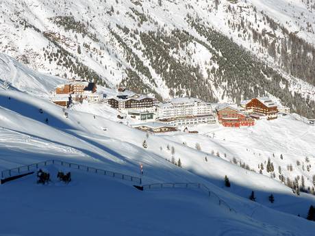 5 Tiroler Gletscher: Unterkunftsangebot der Skigebiete – Unterkunftsangebot Sölden
