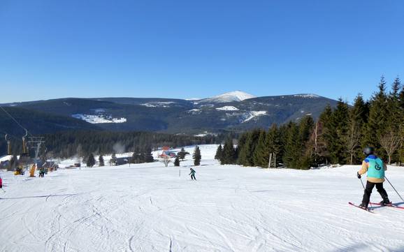 Höchste Talstation in Černá hora - Pec – Skigebiet Malá Úpa