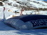 Big Airbag an der Talstation