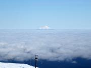 Blick von Whakapapa bis zum Mt. Taranaki
