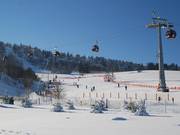 Sanfter Auslauf der Ettelsbergpiste kurz vor der Talstation