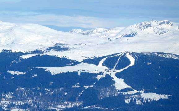 Skifahren bei Klobenstein (Collalbo)