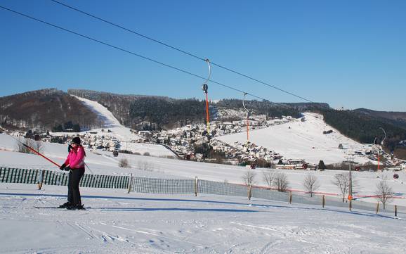 Höchstes Skigebiet im Rothaargebirge – Skigebiet Willingen – Ettelsberg