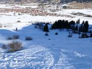 Wenige Tiefschneegebiete