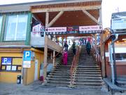 Informationen am Einstieg zu den Anlagen