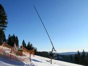 Beschneiung in Špičák