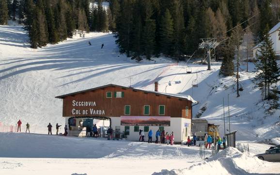 Höchste Talstation in der Provinz Belluno – Skigebiet Misurina – Passo Tre Croci