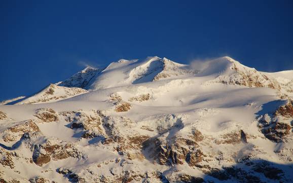 Gletscherskigebiet im Piemont