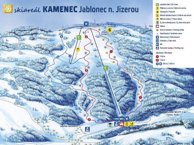 Kamenec – Jablonec nad Jizerou Kamenec – Jablonec nad Jizerou