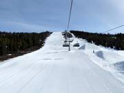 Schwere Piste Rodegard an der Achtersesselbahn