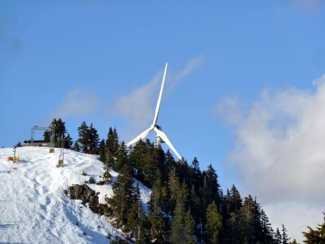 Kanada: Umweltfreundlichkeit der Skigebiete – Umweltfreundlichkeit Grouse Mountain