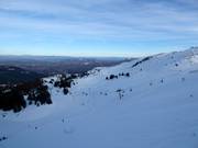 Blick entlang der Sechsersesselbahn Ogorjelica