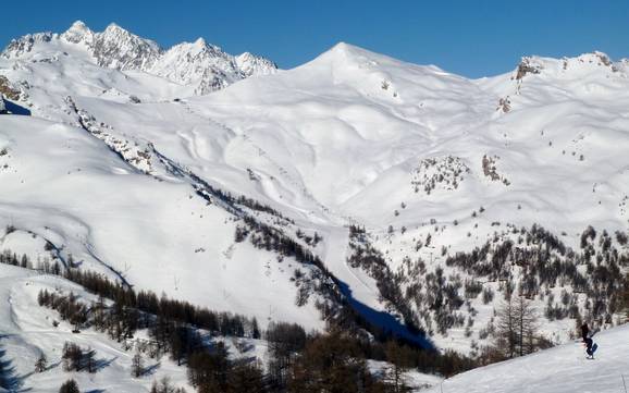 Pistenangebot Vallée de la Guisane – Pistenangebot Serre Chevalier – Briançon/Chantemerle/Villeneuve-la-Salle/Le Monêtier-les-Bains