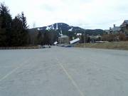 Parkplatz am Ortsrand von Whistler